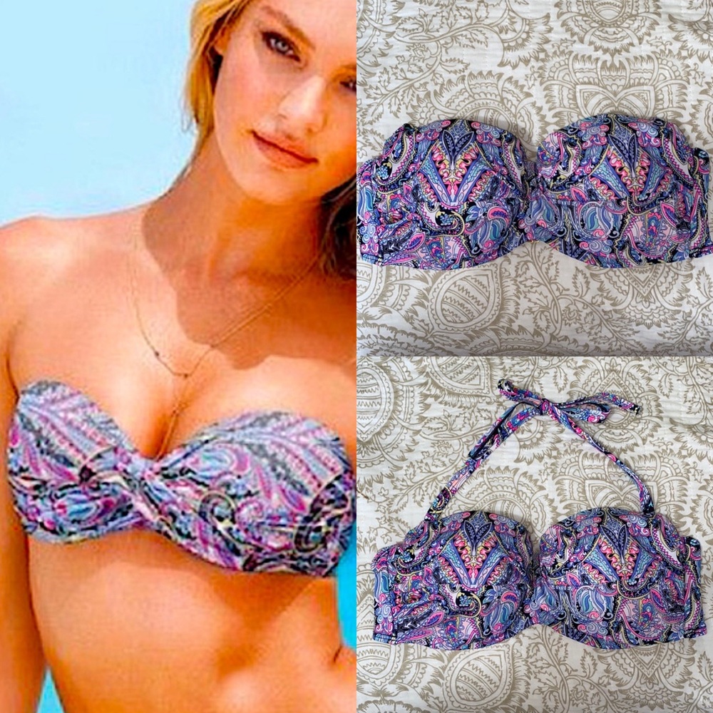NWOT! Victoria’s Secret multiway bandeau swim top!